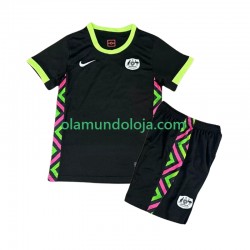 Camisola Austrália Criança Equipamento Segundo 2025 Manga Curta